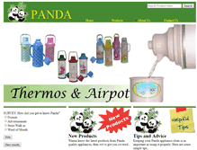 Tablet Screenshot of panda-appliances.com